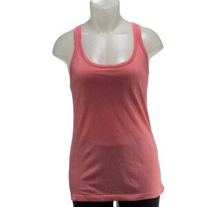 90 DEGREE by REFLEX Top Athletic Nylon Sleeveless Salmon Pink Women's Size L